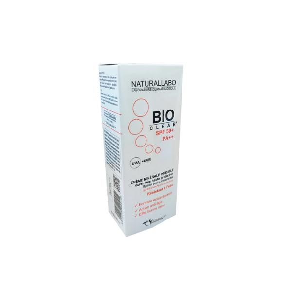 BIOCLEAR creme mineral invisible spf 50+ BIOCLEAR creme mineral invisible spf 50+