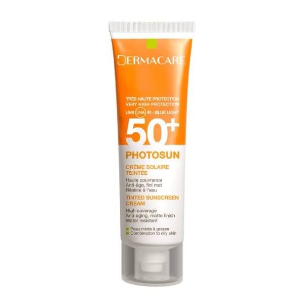 Dermacare Photosun fluide matifiant teinté SPF 50 N 1.5 peaux mixtes à grasses 50 ml Dermacare Photosun fluide matifiant teinté SPF 50 N 1.5 peaux mixtes à grasses 50 ml