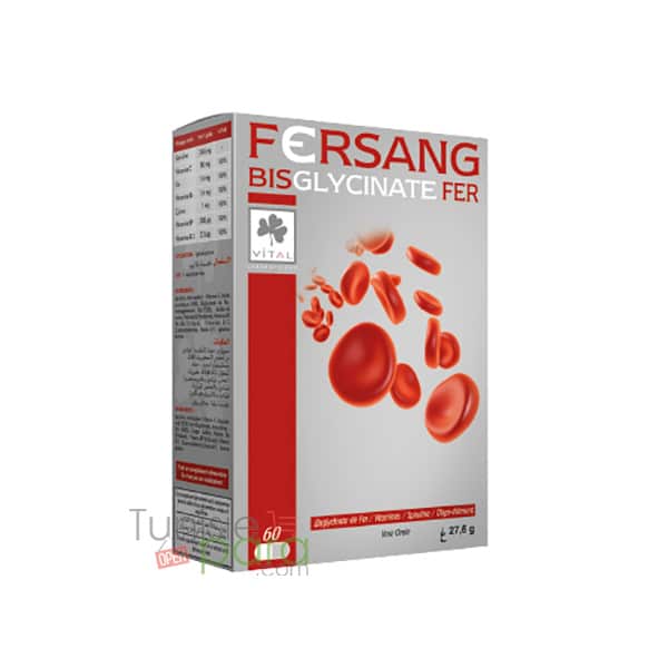 FERSANG-BISGLYCINATE-FER- vital fersang bisglicinate fer 60 Gélules
