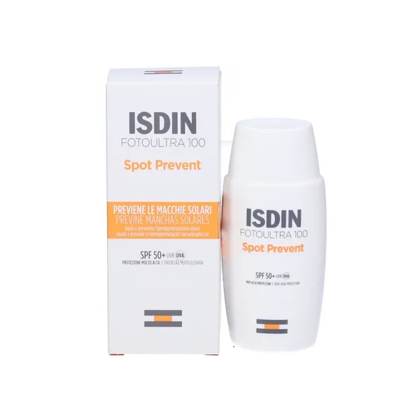 Isdin écran solaire spot prevent fluide spf100+ 50ml Isdin écran solaire spot prevent fluide spf100+ 50ml