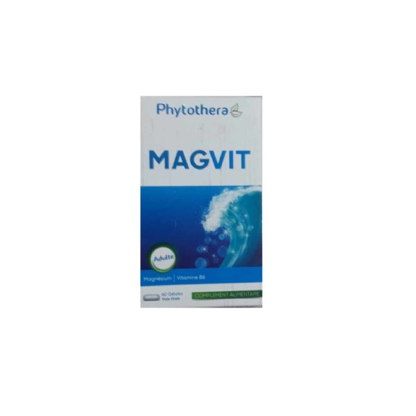 Phytothera naturotherapie Magvit magnesium 60 gelules Phytothera naturotherapie Magvit magnesium 60 gelules