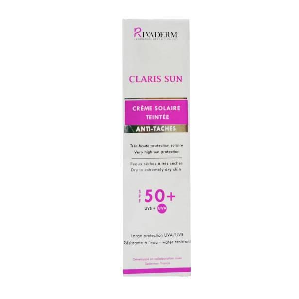 Rivaderm Claris Sun creme teinté spf 50 + 50ml Rivaderm Claris Sun creme teinté spf 50 + 50ml