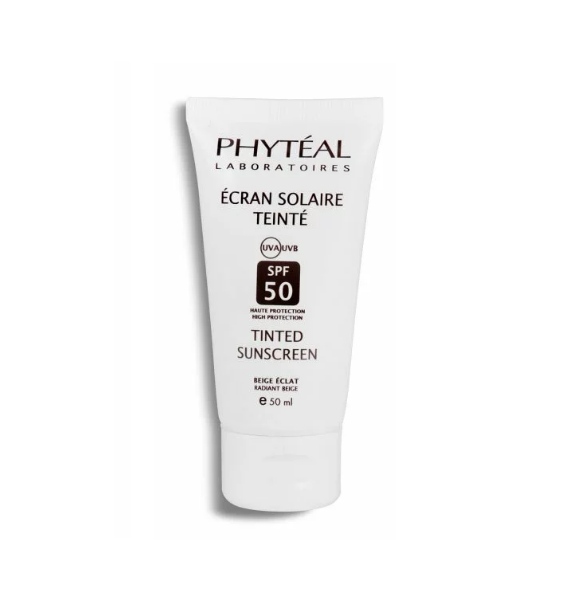 phytéal ecran solaire teinté beige éclat spf50+ 50ml phytéal ecran solaire teinté beige éclat spf50+ 50ml