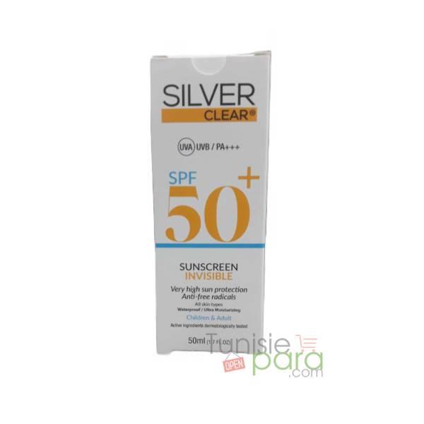 Silver clear ecran solaire invisible spf 50+ 50ml Silver clear ecran solaire invisible spf 50+ 50ml