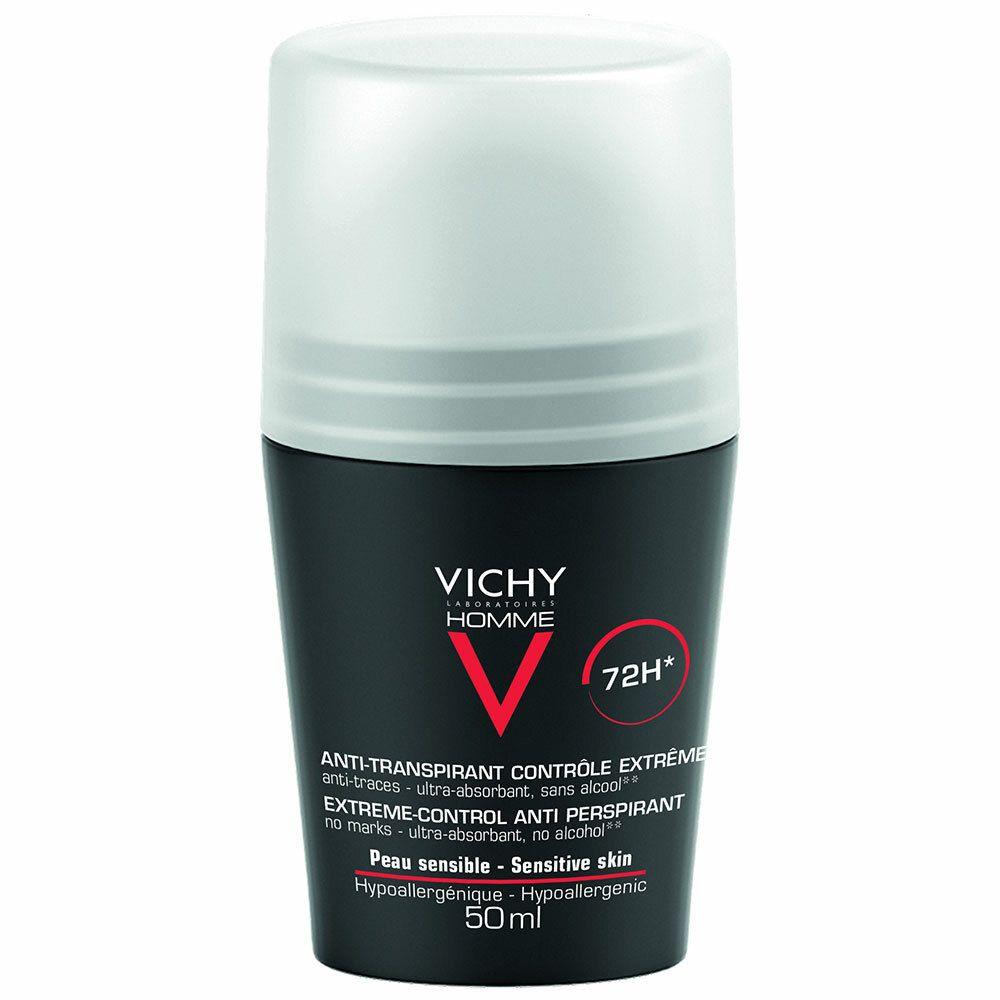 Vichy déodorant homme bille anti transpirant Control extreme 72H 50 ml Vichy déodorant homme bille anti transpirant Control extreme 72H 50 ml