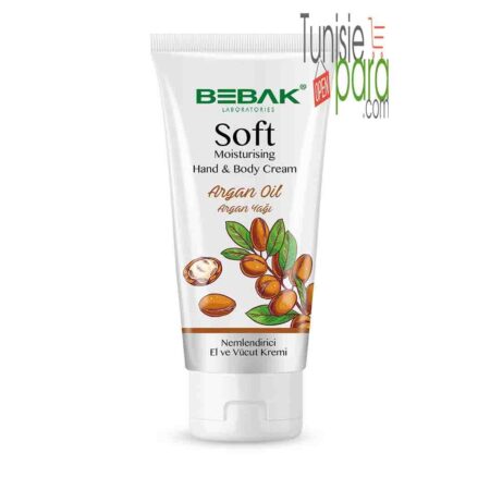 Bebak Soft Crème Mains et Corps - Huile d'Argan 75 ml