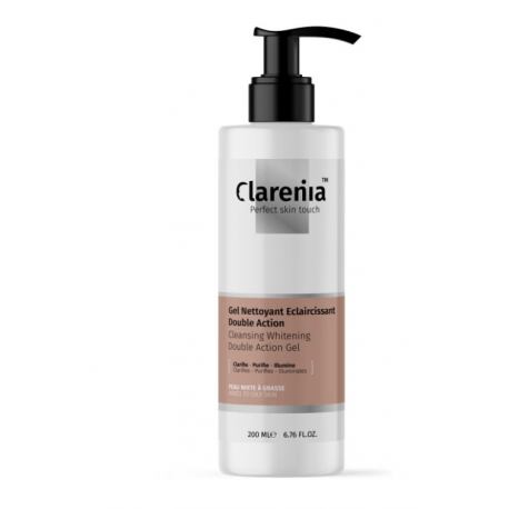 clarenia-gel-nettoyant-eclaircissant-double-action-peau-mixte-a-grasse-150-ml CLARENIA – eau MICELLAIRE RADIANCE BOOSTER 3 EN 1 – 200 ml