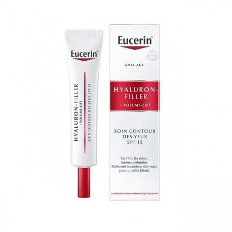 Eucerin hyaluron filler volume lift soin contour des yeux spf15 15 ml