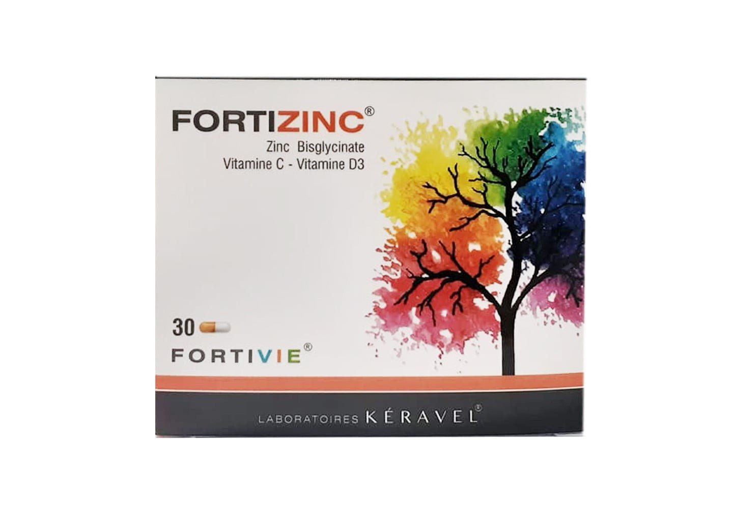 Fortizinc - keravel 30 gellules