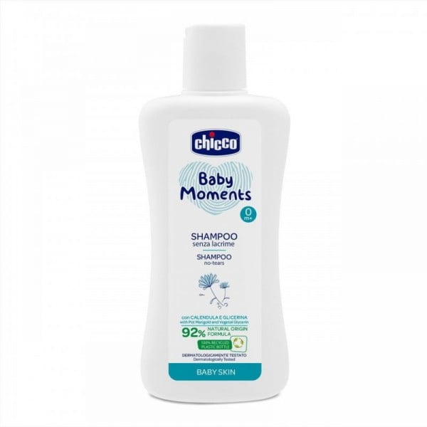 Chicco baby moments shampoing 200ml