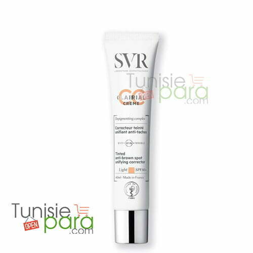 svr-clairial-cc-creme-light-spf50-40ml-topialyse-gel-nettoyant-50-ml svr cc clairial Crème spf50 40ML (light)