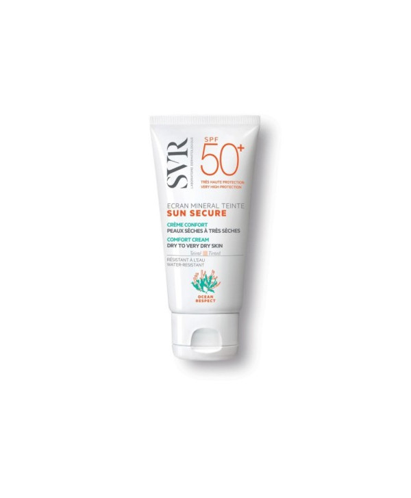 SVR ÉCRAN TEINTÉ SUN SECURE MINÉRAL -Peaux Sèches SPF50+ 50 ML