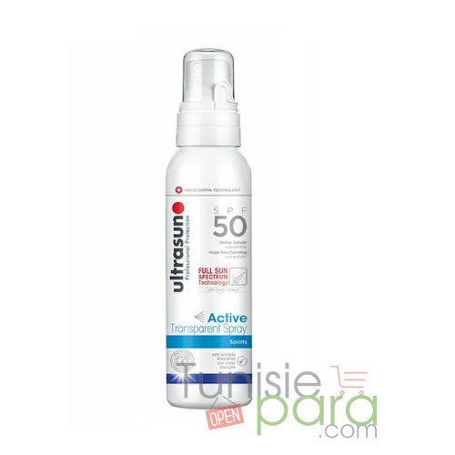ULTRASUN Aktive Transparent spray Sports spf 50 150ml