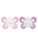 Chicco sucette physio confort en silicone rose 6-16 mois