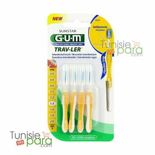 GUM Brossettes Traveler Extrafine conique, bte de 4 GUM Brossettes Traveler Extrafine conique, bte de 4