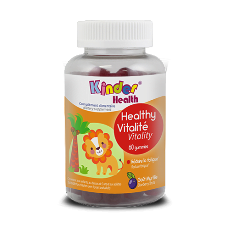 Kinder Health vitalite boite de 60 gummies