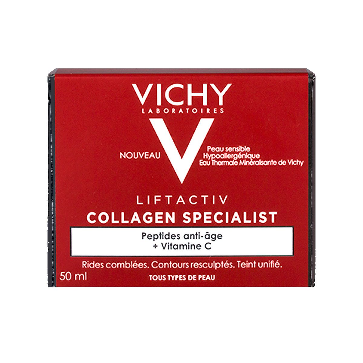 Vichy lift active collagene specialist crème peptide anti âge + vitamine c50ml
