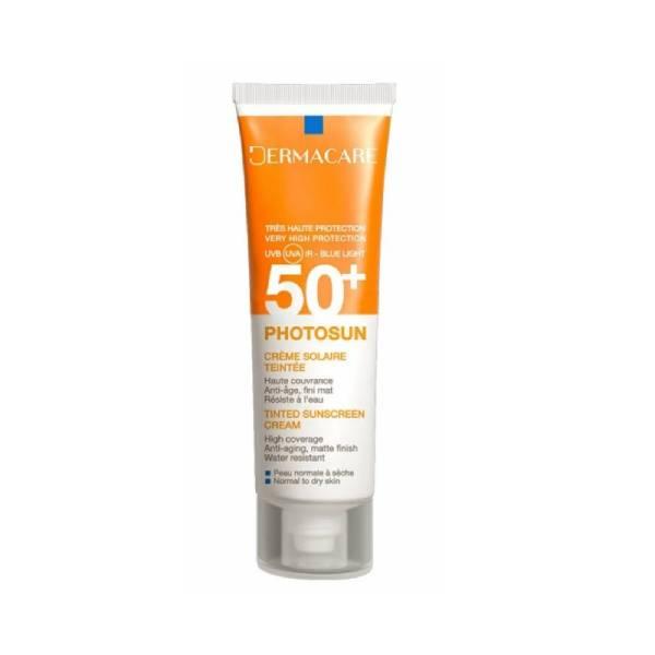 Dermacare Photosun crème protectrice teintée SPF 50 N 1.5 peaux sèches 50 ml Dermacare Photosun crème protectrice teintée SPF 50 N 1.5 peaux sèches 50 ml