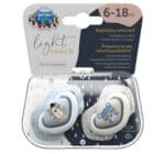 canpol babies 2 sucette universelle 6-18 bonjour paris bleu