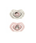 canpol babies 2 sucette universelle 6-18 bonjour paris rose