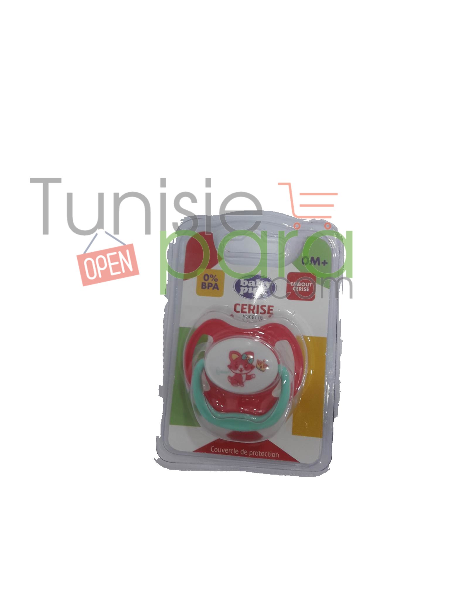 BABY PUR sucette cerise ref:73001