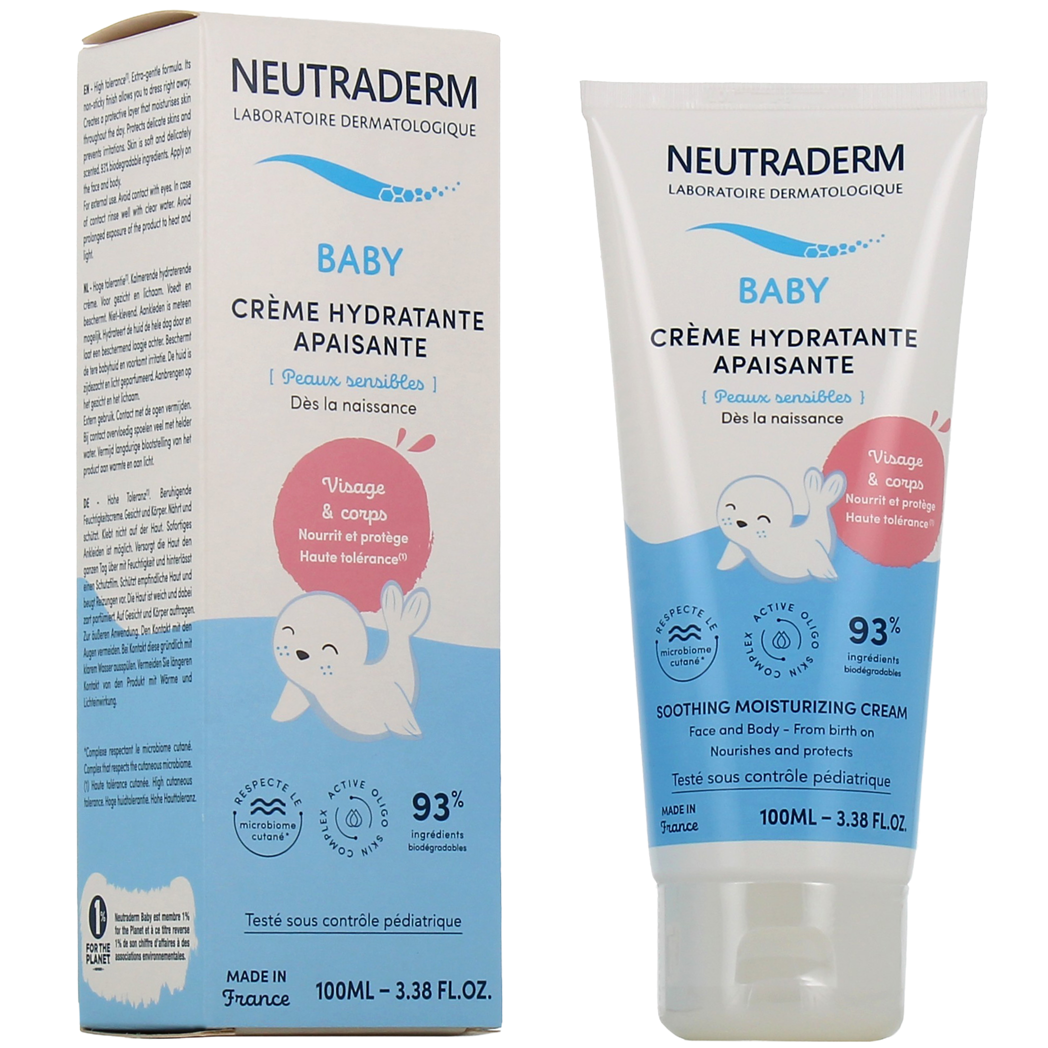 NEUTRADERM creme hydratante apaisante 100ml