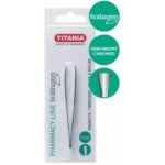 TITANIA pince a epiler solingen droite 1070/9A PH