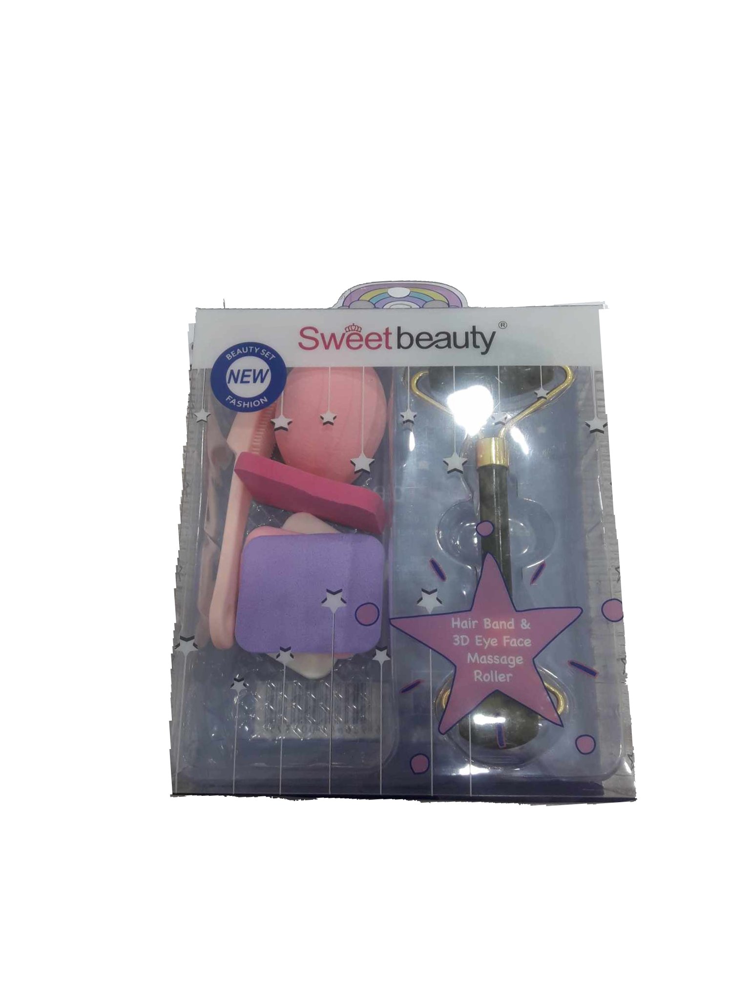 SWEET BEAUTY coffret 6 pieces + rouleau de massage
