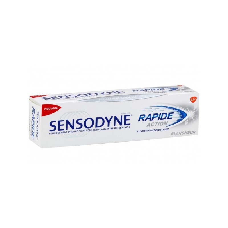 SENSODYNE action rapide blancheur SENSODYNE action rapide blancheur