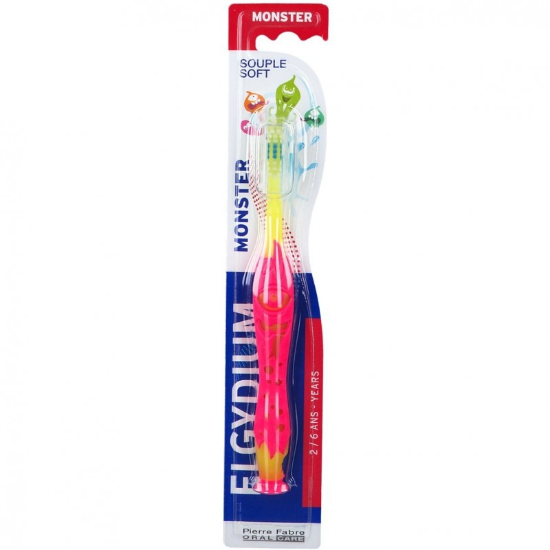 ELGYDIUM brosse a dent monster 2 6 ans ELGYDIUM brosse a dent monster 2/6 ans