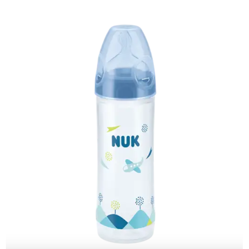nuk biberon classique love 250 ml bleu 6-18m nuk biberon classique love 250 ml bleu 6-18m