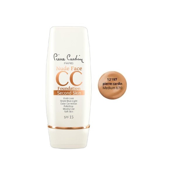 pierre cardin cc cream 30 ml spf 15 medium 670 pierre cardin cc cream 30 ml spf15 medium 670
