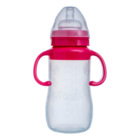 POCO Baby biberon silicone rose 270 ml