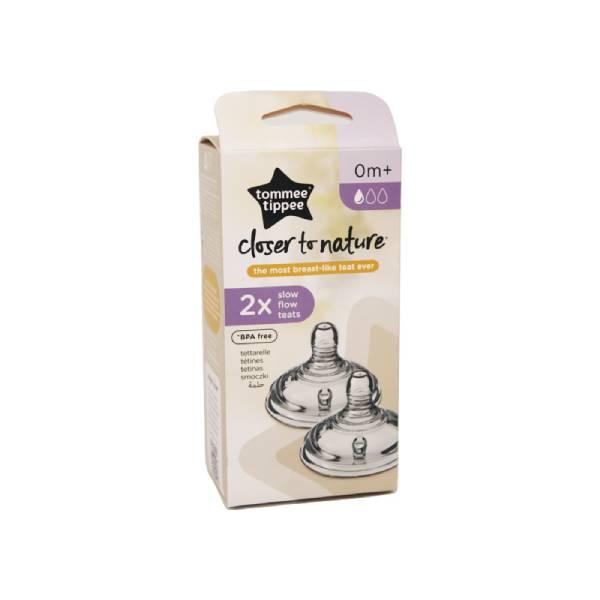 Tommee tippee closer to nature tetine debit lent _2 Tommee tippee closer to nature tetine debit lent *2