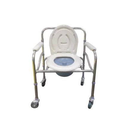 Chaise De Toilette En Inox Avec Roue