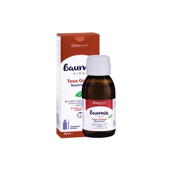 BAUMIX enfant sirop toux grasse 90ml BAUMIX nourrisson sirop toux grasse 90ml
