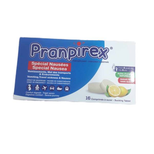 Pranpirex special nausées 16 comprimes a sucer Pranpirex special nausées 16 comprimes a sucer