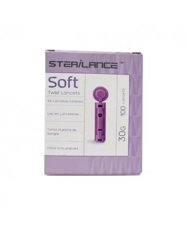 SOFT lancettes boite de 100 STERILANCE SOFT lancettes boite de 100 STERILANCE