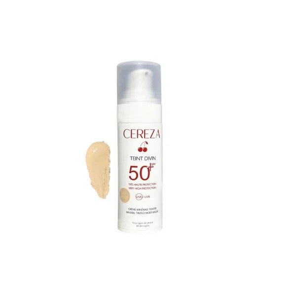 cereza teinte CEREZA teint divin ecran minéral beige naturel SPF50+