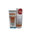 l’oramel hyaluro sun ecran invisible spf50+ PG 40ml + mousse nett 150ml