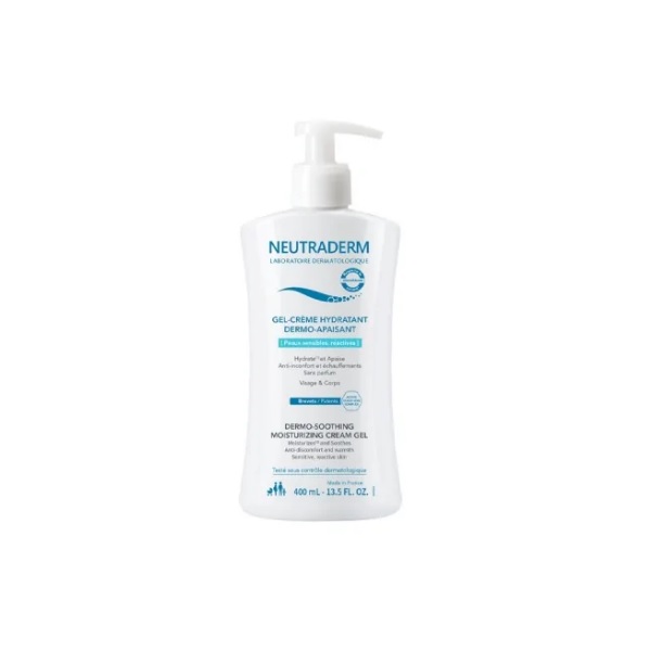 Neutraderm gel creme hydra dermo apaisant 400ml Neutraderm gel creme hydra dermo apaisant 400ml
