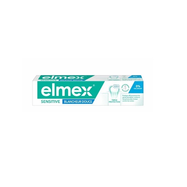 ELMEX dentifrice sensitive blancheur douce 75ml ELMEX dentifrice sensitive blancheur douce 75ml
