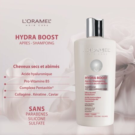 l'oramel apres shampoing hydra boost 300ml