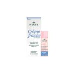 nuxe duo creme fraiche creme repulpante peaux normale + very rose eau micellaire 50ml