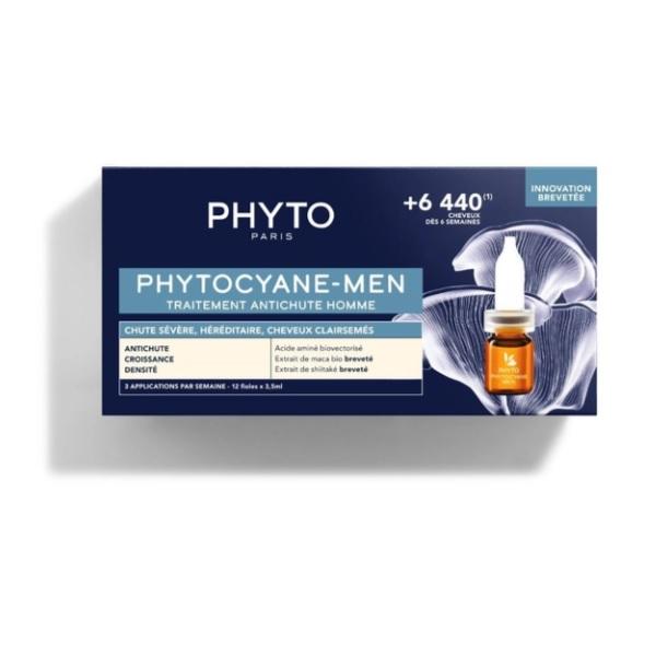 PHYTO Phytocyane traitement antichute severe men 12 5ml PHYTO Phytocyane traitement antichute severe men 12 * 5ml
