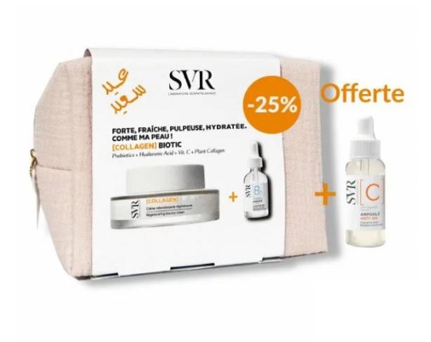 SVR TROUSSE collagen biotic 50ml + ampoule b + mini ampoule c offerte SVR TROUSSE collagen biotic 50ml + ampoule b + mini ampoule c offerte
