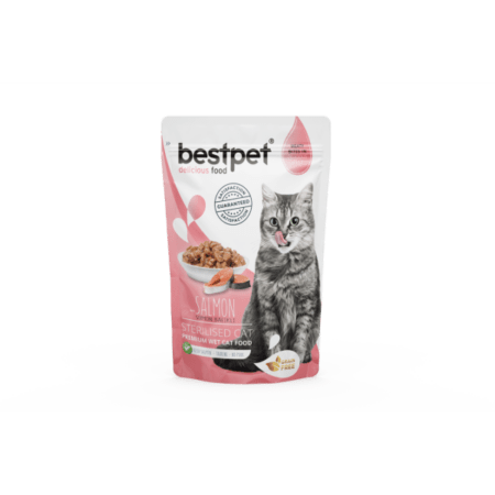 BESTPET POCHON GF SALMON STER 85GR