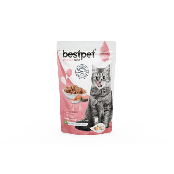 BESTPET POCHON GF SALMON STER 85GR BESTPET POCHON GF SALMON STER 85GR