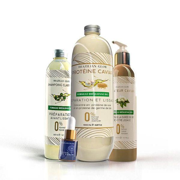 Brazilian Glow Pack 1 litre protéine collagène Brazilian Glow Pack 1 litre protéine collagène