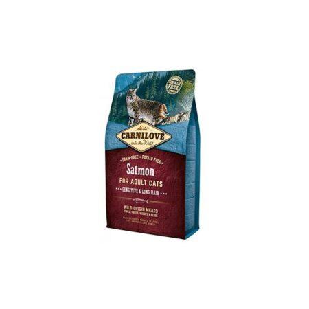 Carnilove Chat Saumon Poils Long 2 Kg